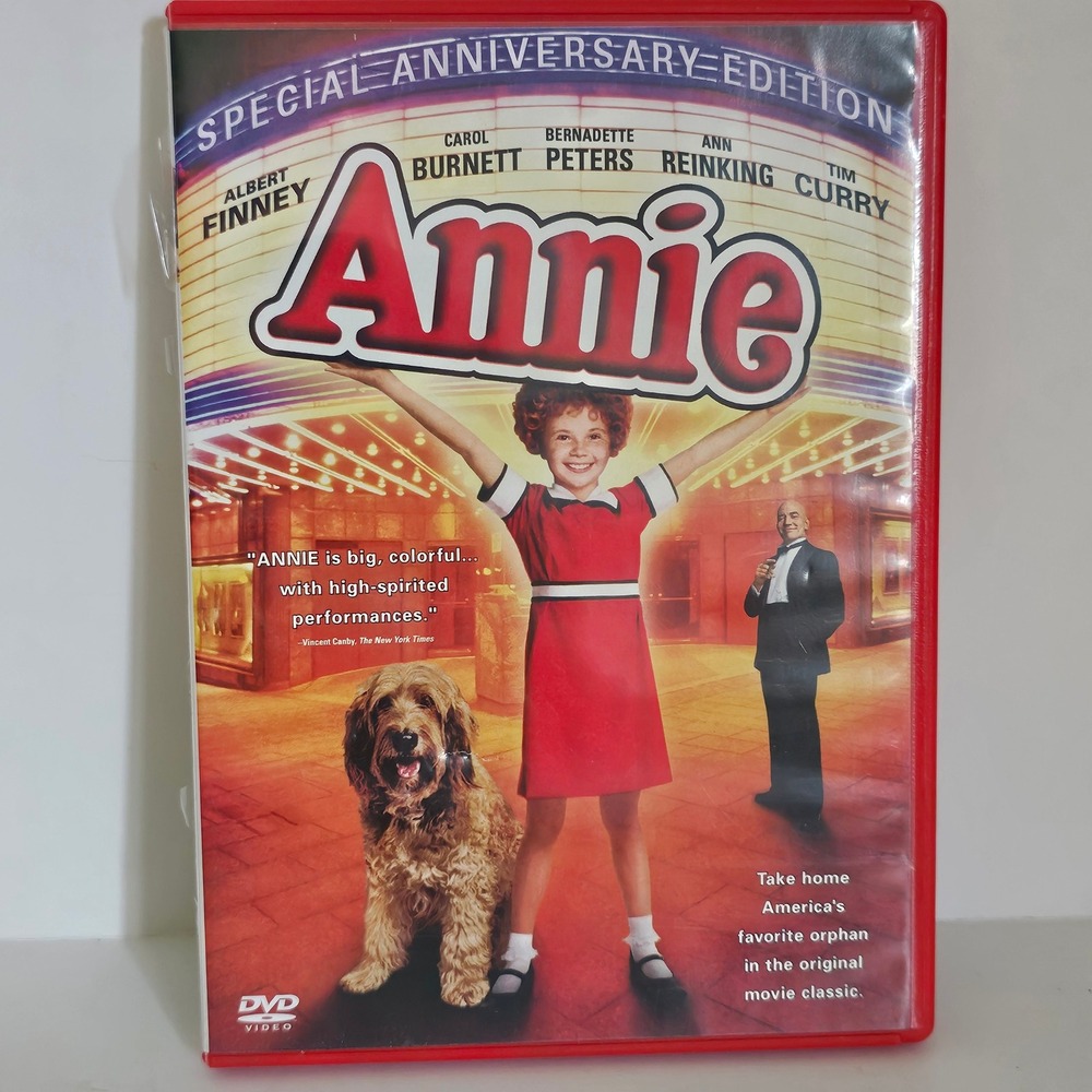 Annie Special Anniversary Edition DVD 1982 Musical Carol Burnett Albert Finney